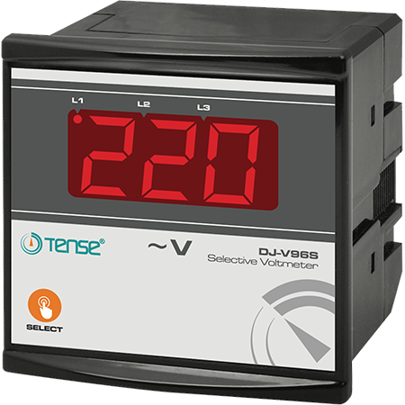 Tense DJ-V96S 3 Hane LED Display Ekranlı Voltmetre