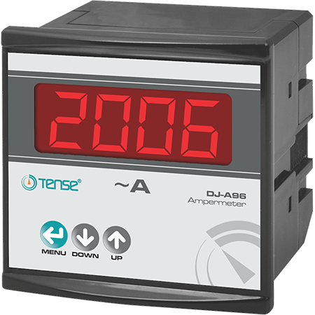 Tense DJ-A96 4 Hane LED Display Ekranlı Ampermetre