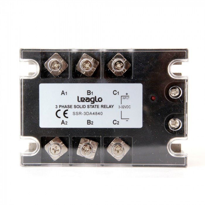 Leaglo 3DA-48100  DC-AC 3 Faz SSR Giriş:3-32V DC Çıkış: 24-480V AC 100 Amper