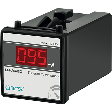 Tense DJ-A48D 3 Hane LED Display Ekranlı Direkt Ampermetre (100A)