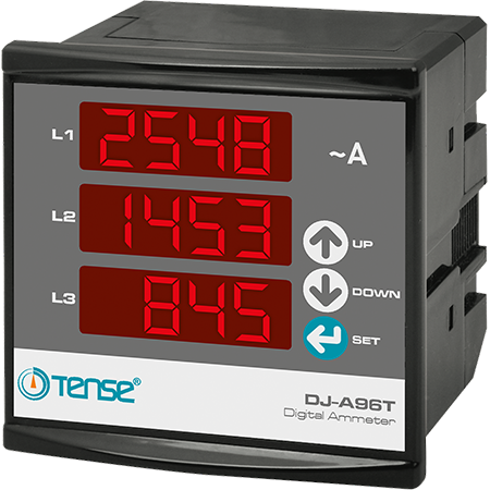 Tense DJ-A96T 3×4 Hane LED Display Ekranlı Ampermetre