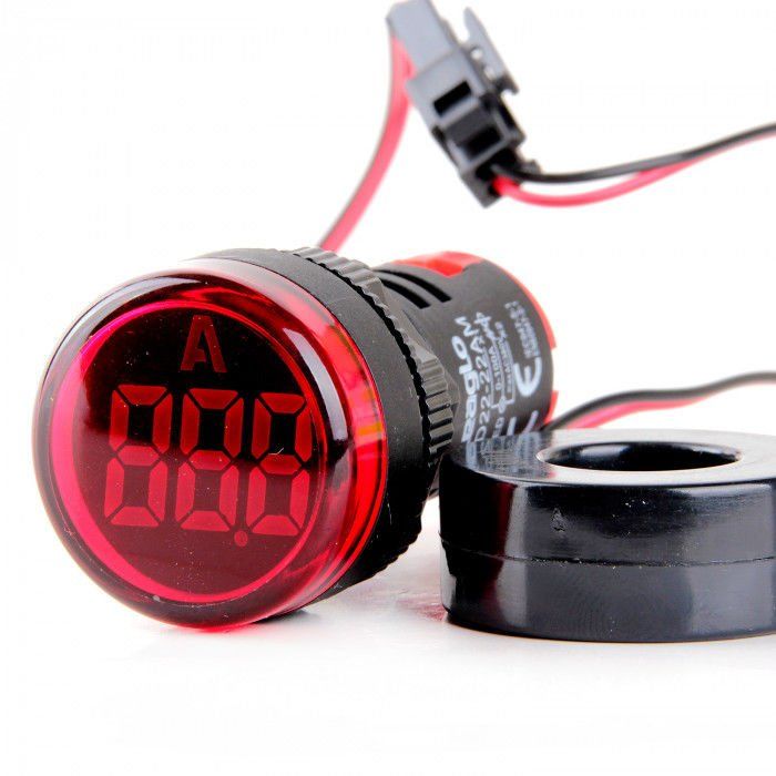 Leaglo AD22-22AM-AC-R AC LED Ampermetre