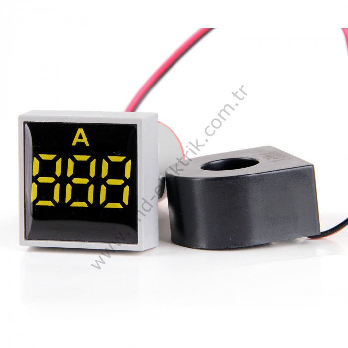 Leaglo AD22-22AM-S-AC-Y AC LED Ampermetre