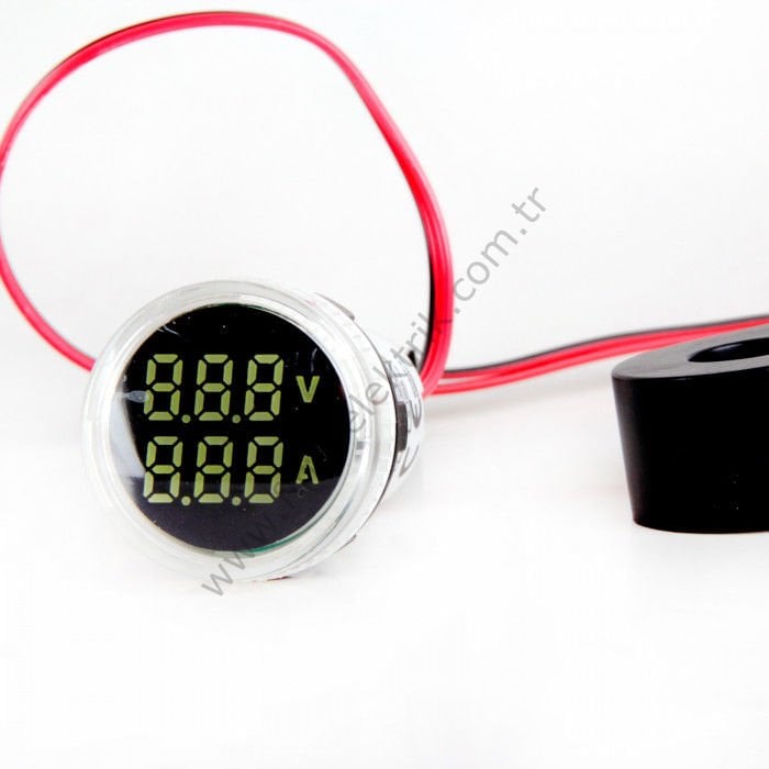 Leaglo AD22-22VAM-AC-W AC LED Voltmetre/Ampermetre