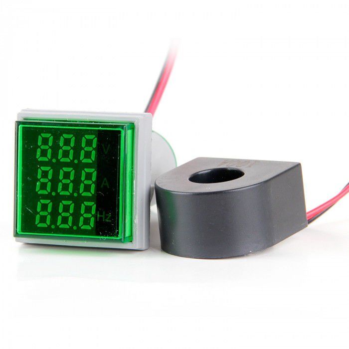 Leaglo AD22-22VAH-S-G AC LED Voltmetre/Ampermetre/Frekansmetre