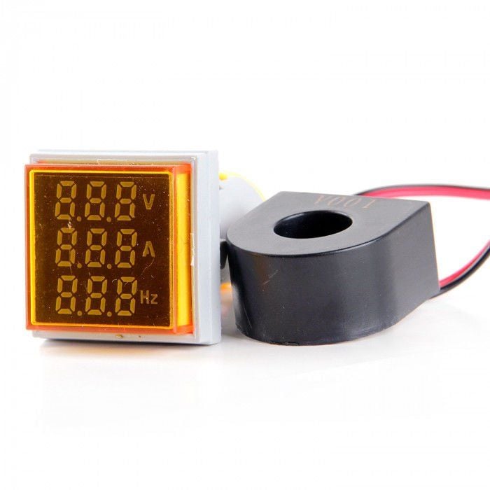 Leaglo AD22-22VAH-S-Y AC LED Voltmetre/Ampermetre/Frekansmetre