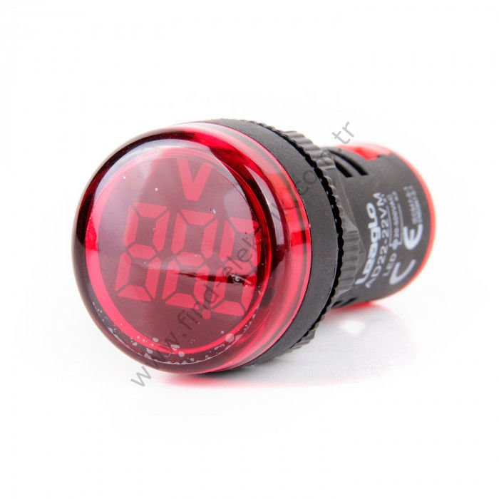 Leaglo AD22-22VM-DC-R DC LED Voltmetreler