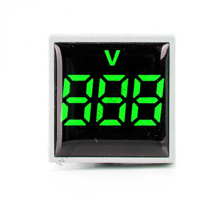 Leaglo AD22-22VM-S-DC-G DC LED Voltmetreler