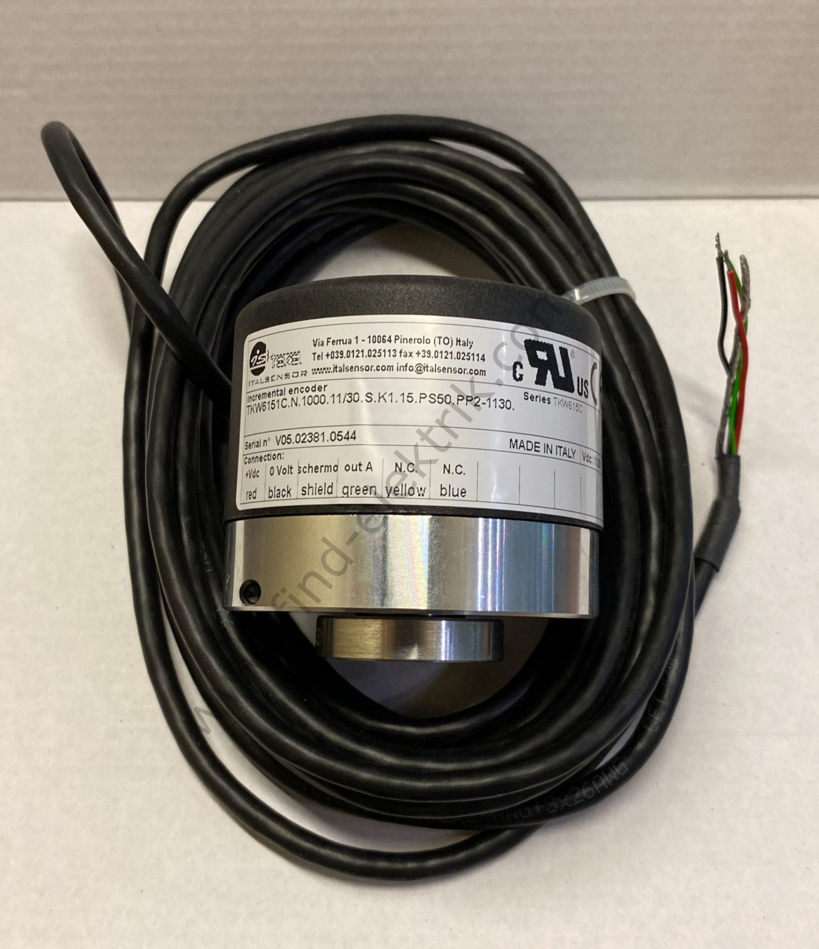 Tekel TKW6151C.N.1000.11/30.S.K1.15.PS50.PP2-1130. Tekel (İtalSensör) Encoder