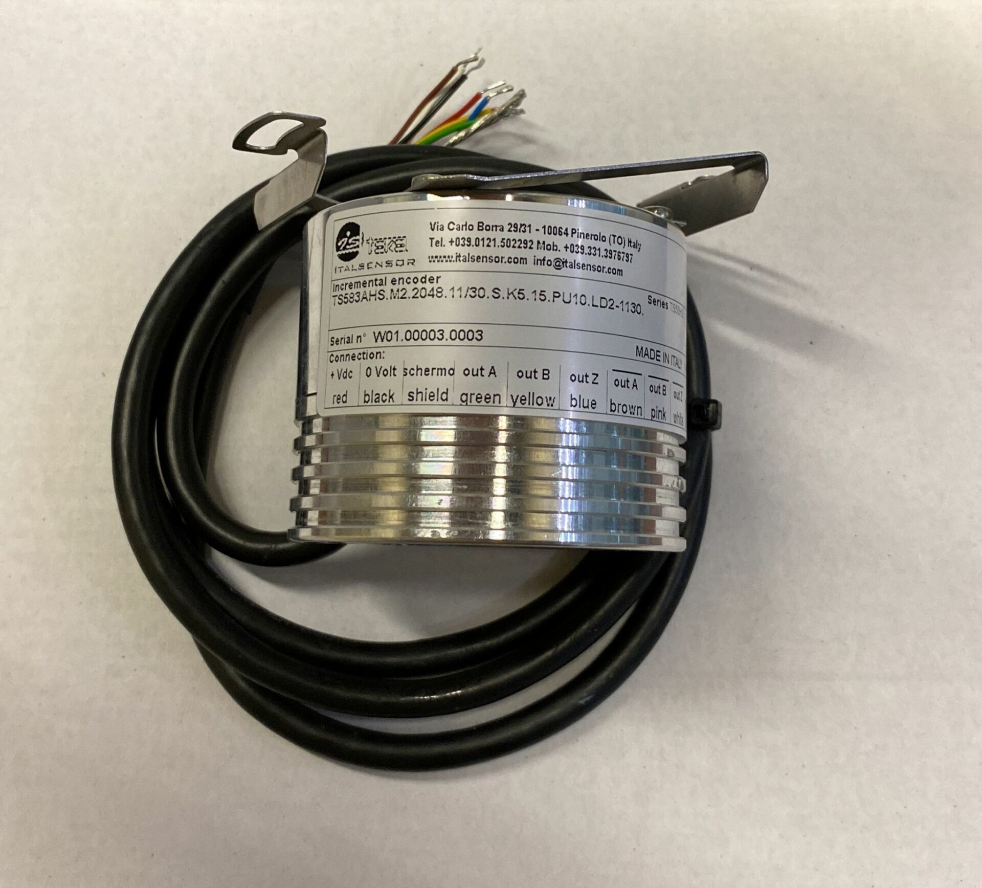 Tekel TS583AHS.M2.2048.11/30.S.K5.15.PU10.LD2-1130. Tekel (İtalSensör) Encoder