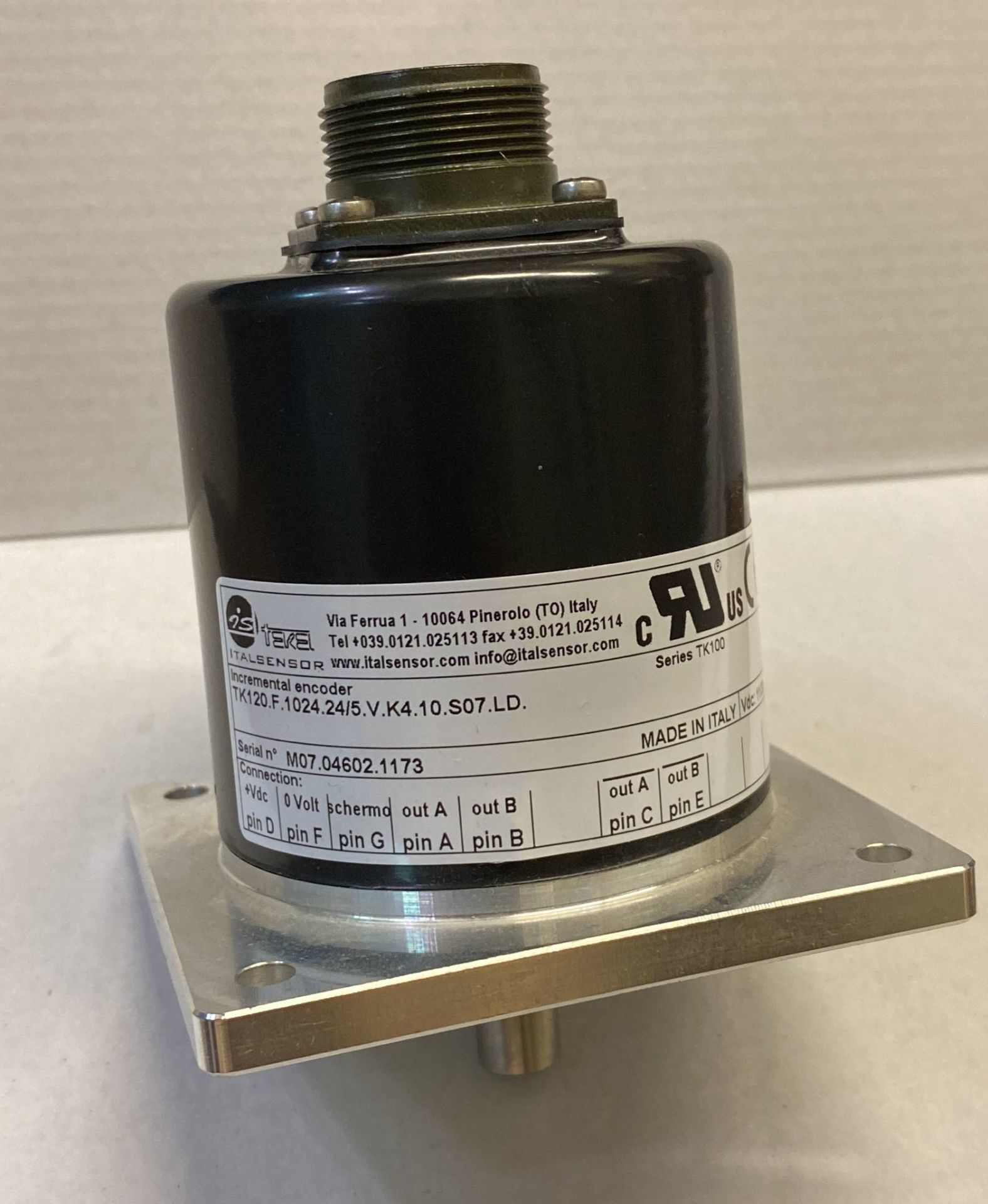 Tekel TK120.F.1024.24/5.V.K4.10.S07.LD. Tekel (İtalSensör) Encoder