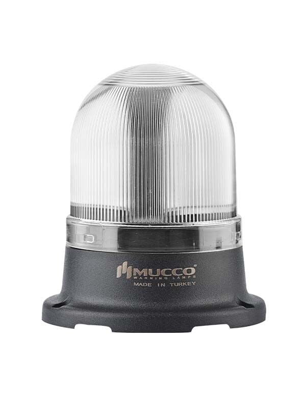 Mucco SNT-715-SB-5 70 Serisi Tepe Lambası Buzzer Sabit 24V Beyaz Işık