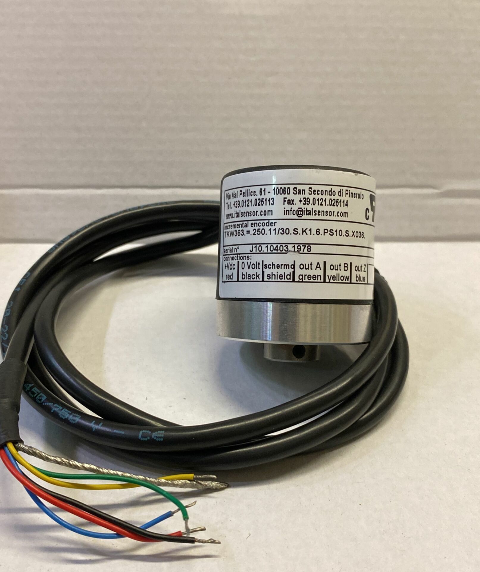 Tekel TKW363.=.250.11/30.S.K1.6.PS10.S.X036. Tekel (İtalSensör) Encoder