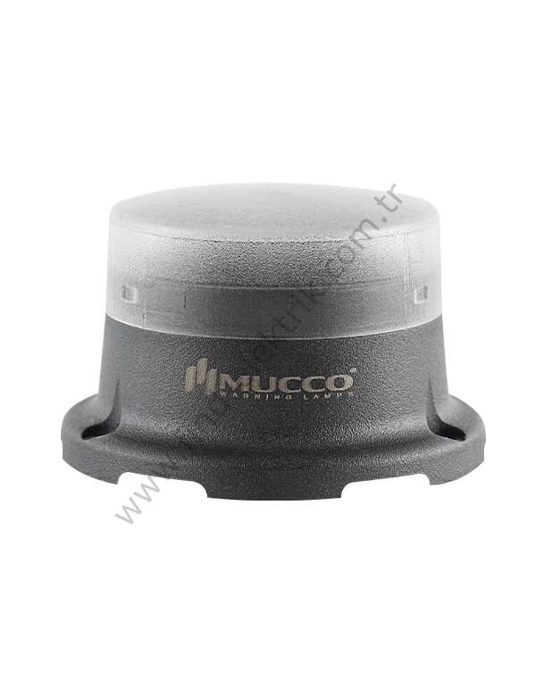 Mucco SNT-M725-F-5 70 Serisi Mini Tepe Lambası Flaşör 24V DC Beyaz Işık