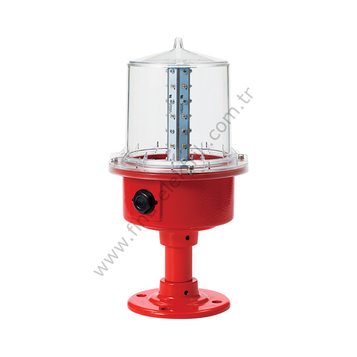Qlight SAOL-3P-220 Ledli Uçak İkaz Lambası - Sivil Havacılık Belgeli