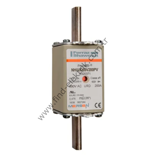 Mersen NH1UD69V200PV 1 Boy 690V 200A Hızlı Nh Sigorta