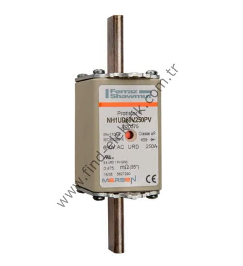 Mersen NH1UD69V250PV 1 Boy 690V 250A Hızlı Nh Sigorta