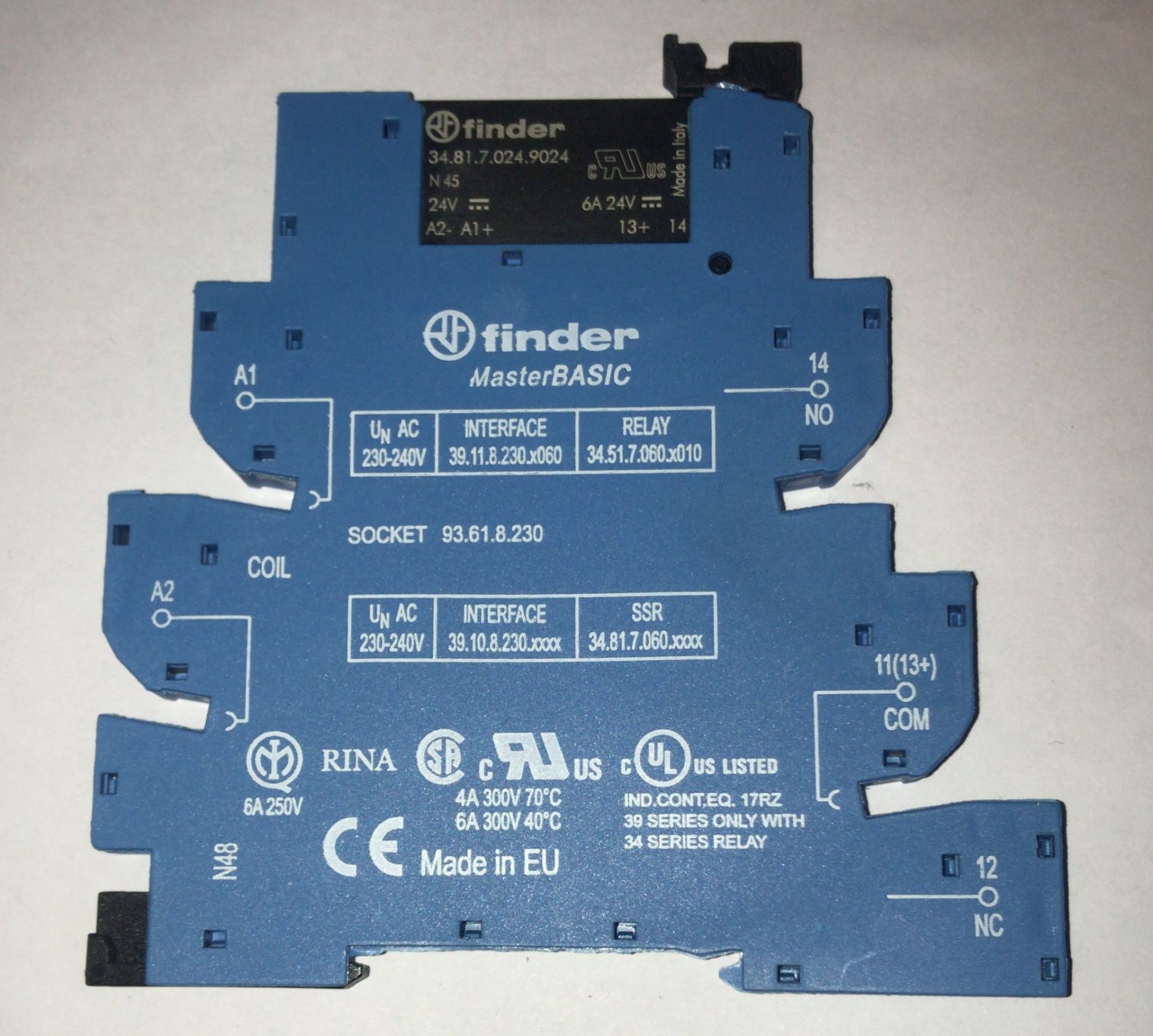 Finder F.38.81.7.024.9024-24V DC-24V DC  Takım Ssr Röle