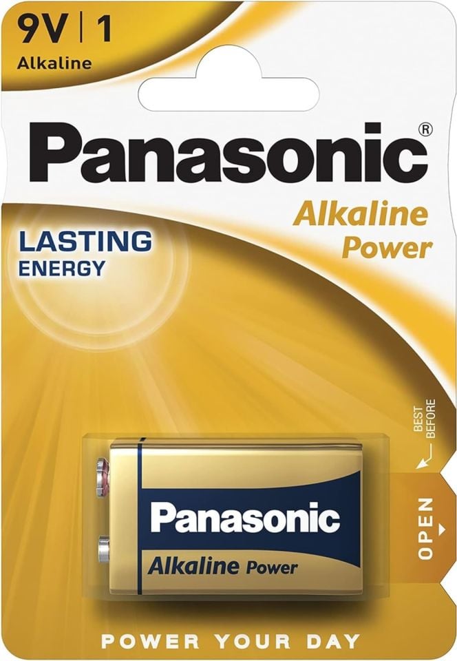 Panasonic LR61APB/1BP Alkalin Power 9V Pil