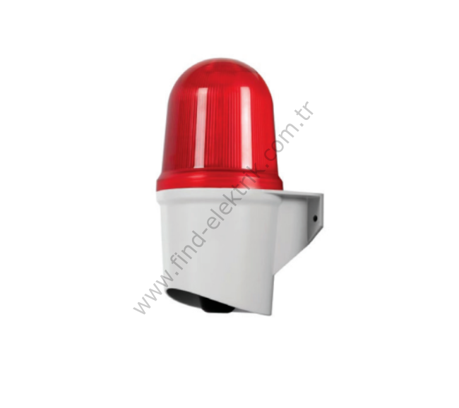 Qlight QAD100-BZ-110-240-R/110-240V AC, Duvar Montaj, Buzzerli Tip