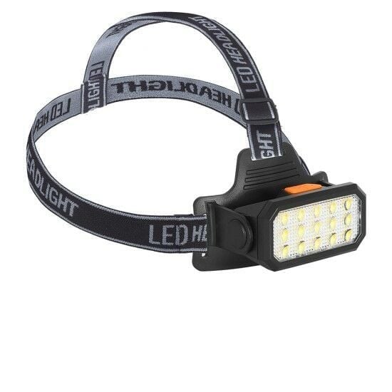 Watton WT-652 15 Ledli Sarı Beyaz Şarjlı Kafa Lambası