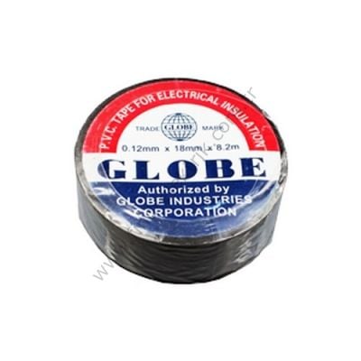Globe İzole Siyah Elektrik Bant