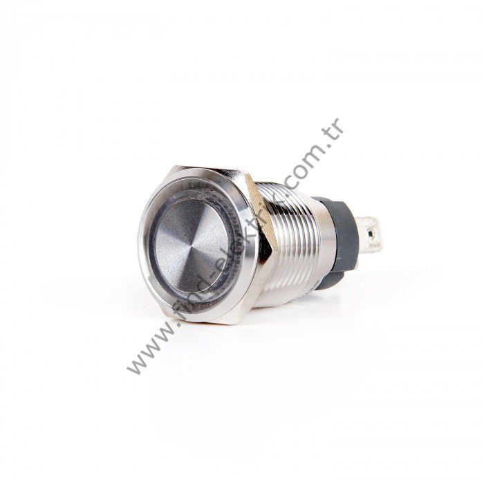 Butto J19-C-371-BA2 16mm Metal Kalıcı Butonlar IP67 220V AC 20 AMPER