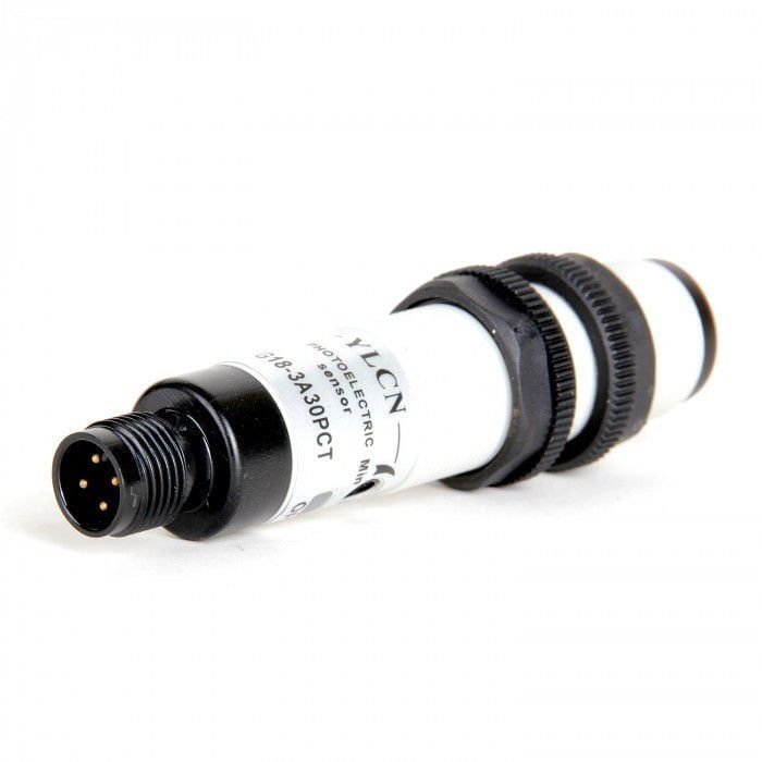 Ylcn Ylcn G18-3A15PCT (Cgy18E-D10PCT) M18 Silindirik Fotosel 2M Kablolu / Konnektörlü 10-30V DC Plastik Gövde