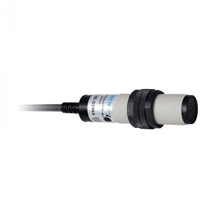 Ylcn G18-3A30PC (Cgy18E-D30PC) M18 Silindirik Fotosel 2M Kablolu / Konnektörlü 10-30V DC Plastik Gövde