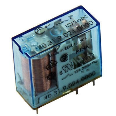 Finder F.40.31.9.024.0000-Minyatür PCB Röle 1 Co-10A Kont 24V DC Pin:-3.5mm