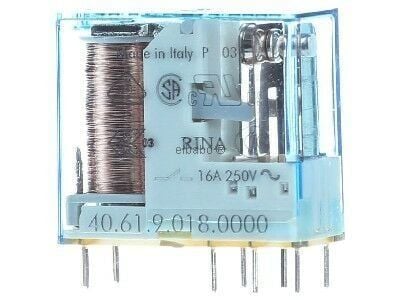 Finder F.40.61.7.018.0000-Minyatür PCB Röle 1 Co-16A Kont 18V DC Hassas