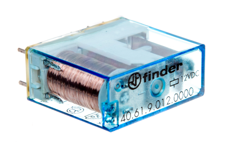 Finder F.40.61.9.012.0000-Minyatür PCB Röle 1Co-16A Kont 12V