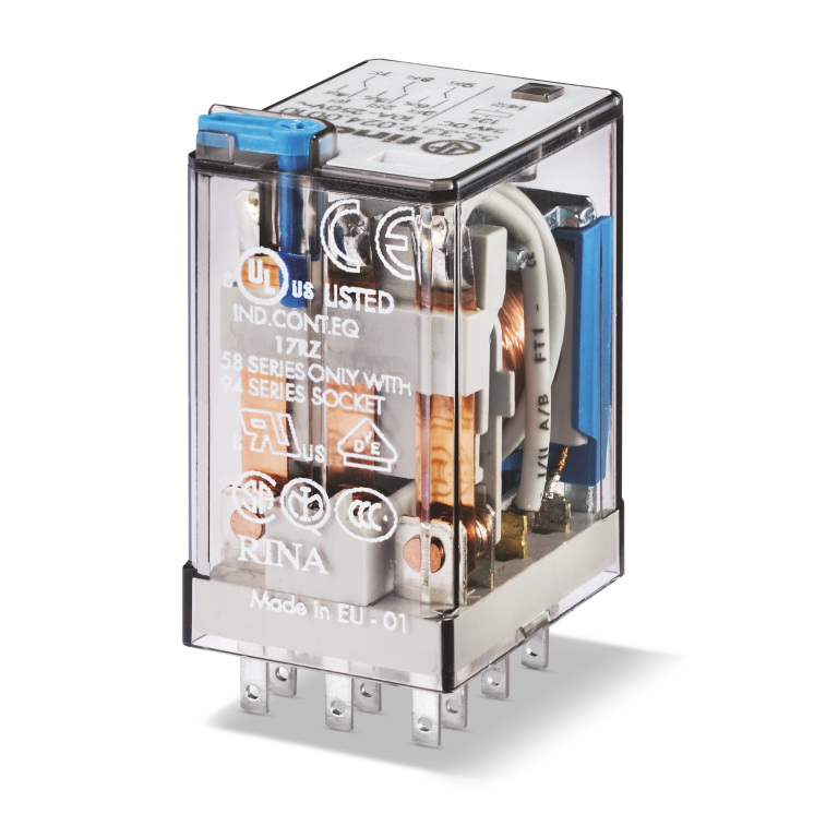 Finder F.55.33.8.110.0010-Minyatür Genel Amaçlı Röle 3Co- 110V AC 10A