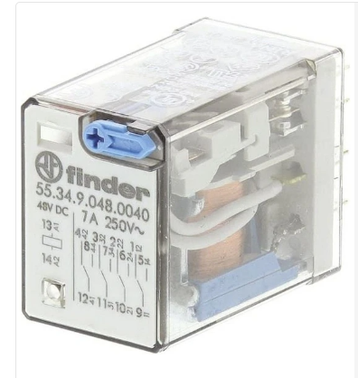 Finder F.55.34.9.048.0040-Genel Kullanımlı 4Co 10A Kont 48 DC