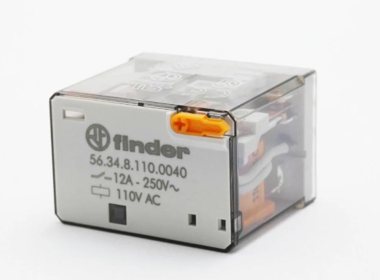 Finder F.56.34.8.110.0040-Minyatür Güç Rölesi 4Co 12A AC 110V