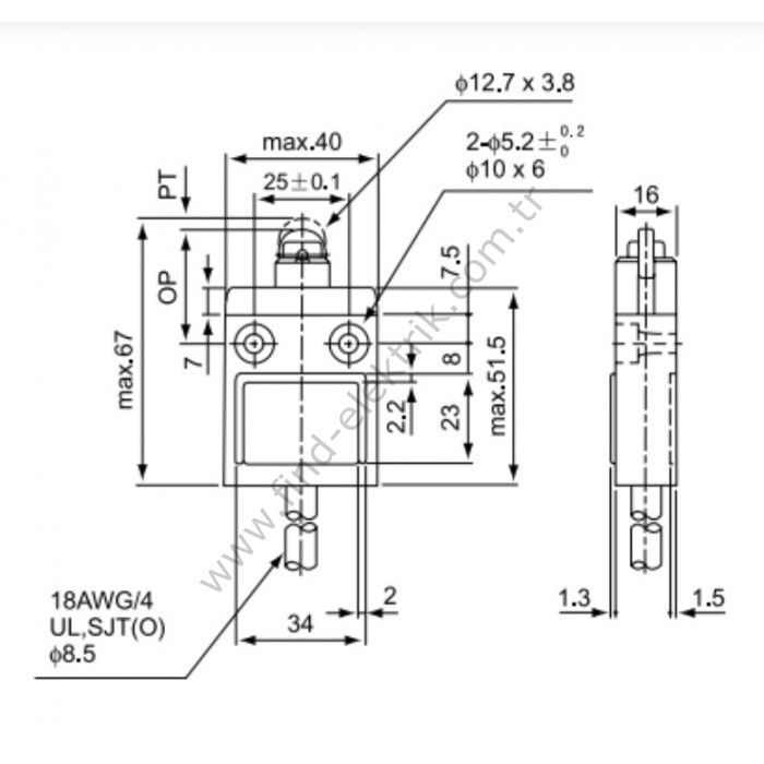 Cntd CZ-3102 Limit Switch