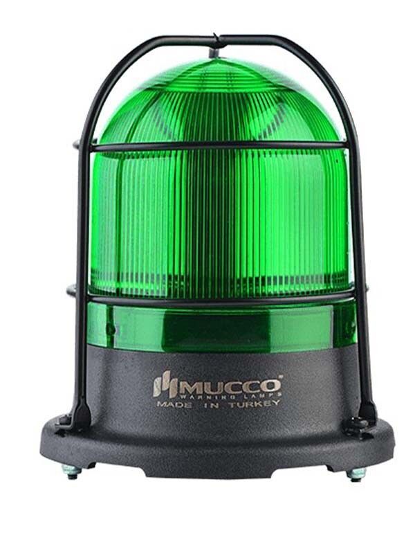 Mucco SNT-115-B-2 100 Serisi Power Led Buzzer Tepe Lambası 12-24V AC/DC