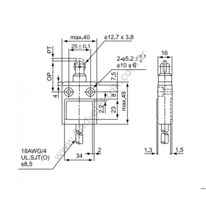 Cntd CZ-3112 Limit Switch