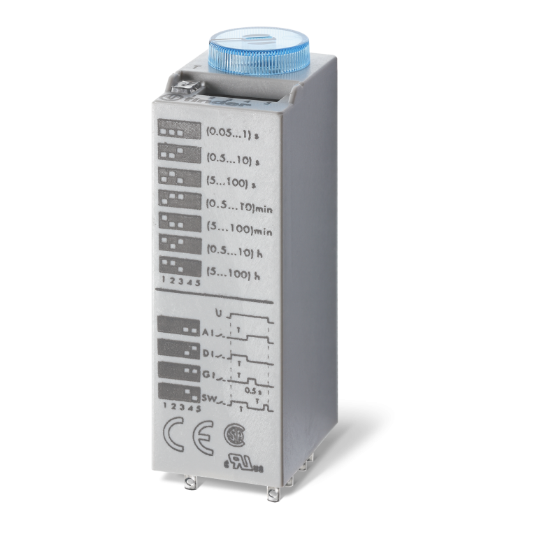 Finder F.85.02.0.024.0000-Minya Zaman Röle 2Co-10A Kont 24V AC/DC