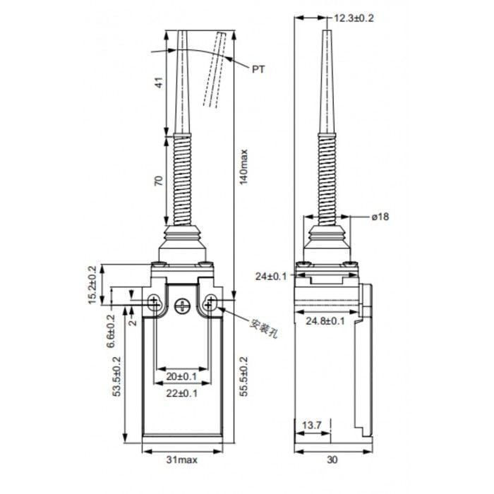 Cntd CLS-171 Limit Switch