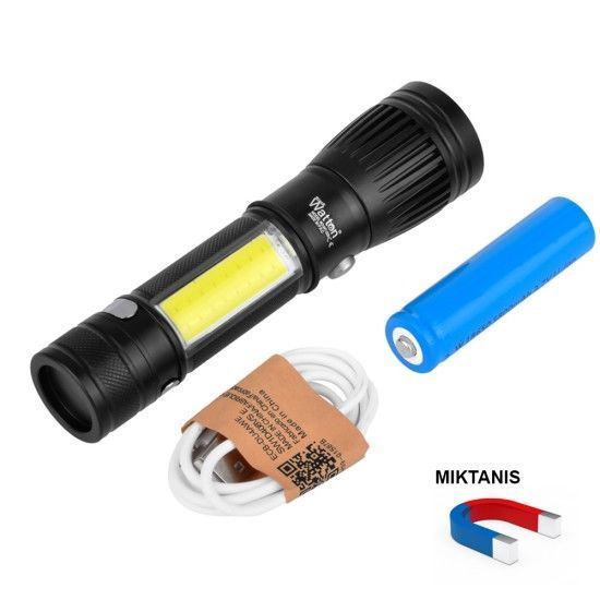 Watton WT-602 Uzun Menzilli Mıknatıslı El Feneri
