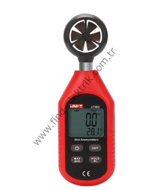 Unit UT363 Mini Dijital Rüzgar Hızı Ölçer Anemometre