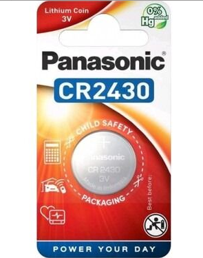 Panasonic CR-2430EL/1B 3V-285 mAh