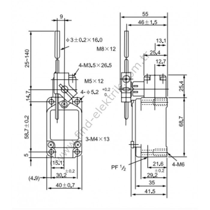 Cntd CWLCL Limit Switch