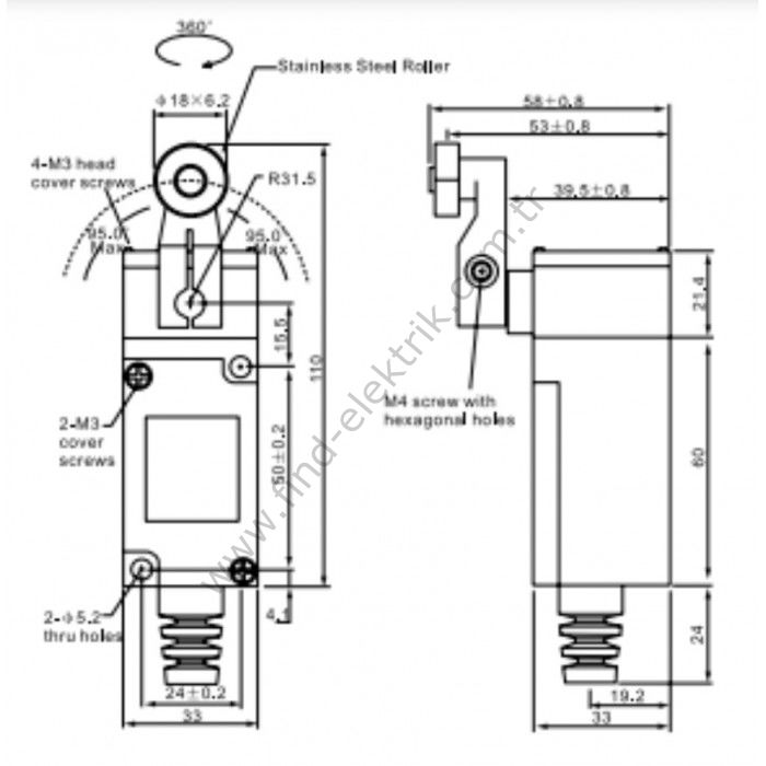 Cntd CHL-5000 Limit Switch
