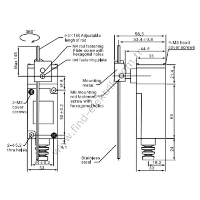 Cntd CHL-5050 Limit Switch