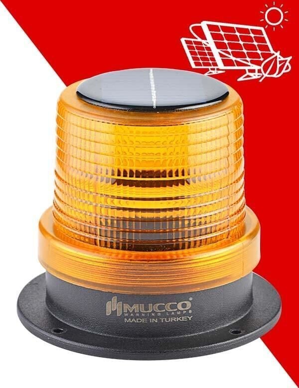 Mucco SNT-915-Sl-3 Güneş Enerjili Tepe Lambası Sarı Işık