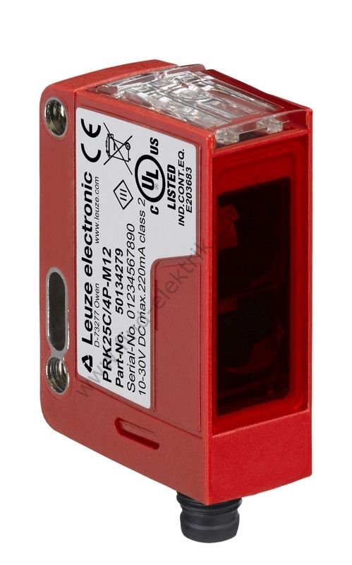 Leuze PRK25C/4P-M8 Reflektörden Yansımalı Kutuplu Fotoelektrik Sensör