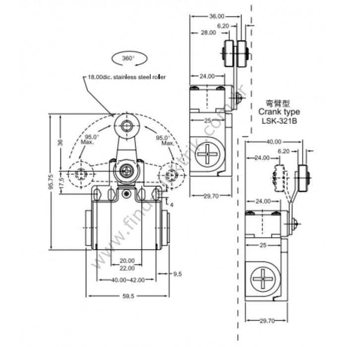 Cntd CLS-321M Limit Switch