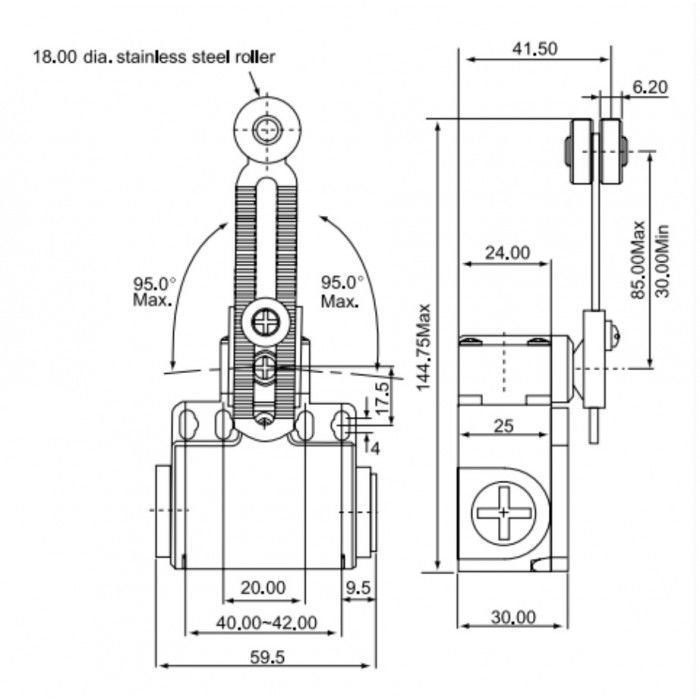 Cntd CLS-331M Limit Switch